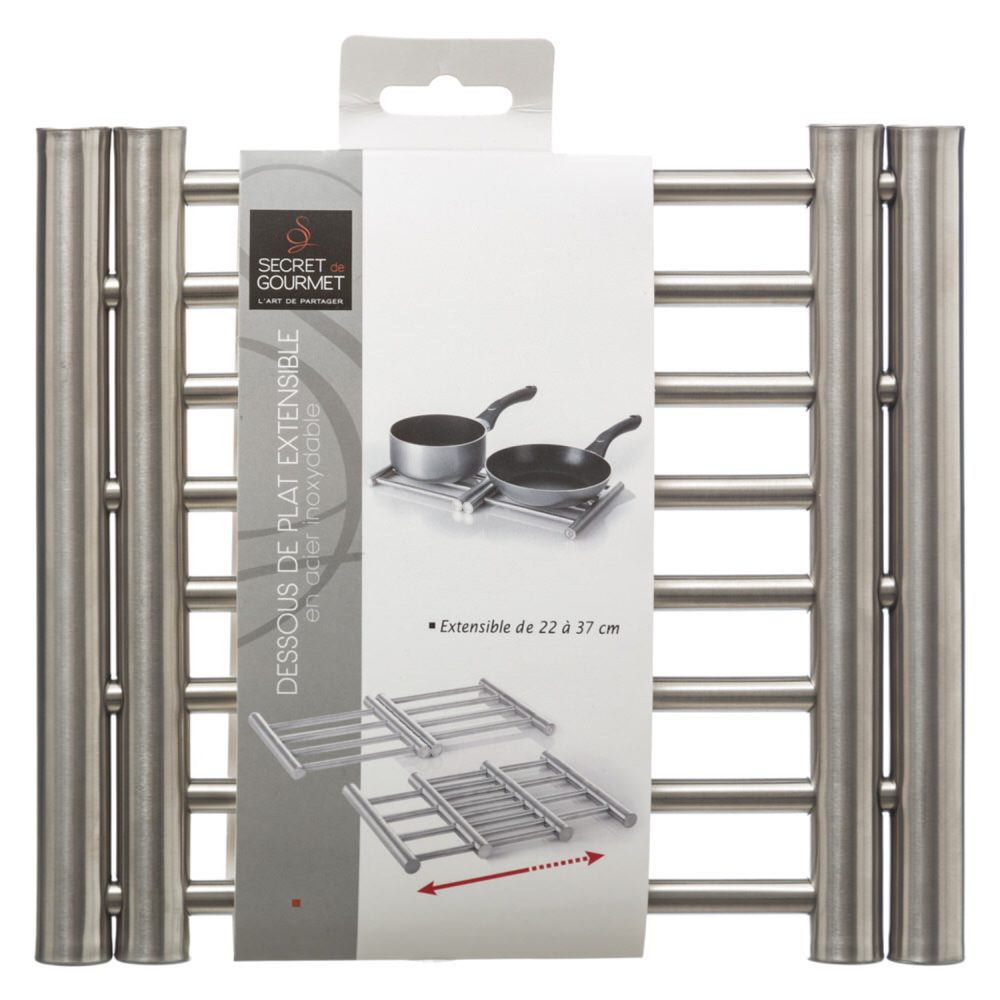 Base para quentes extens&iacute;vel em metal