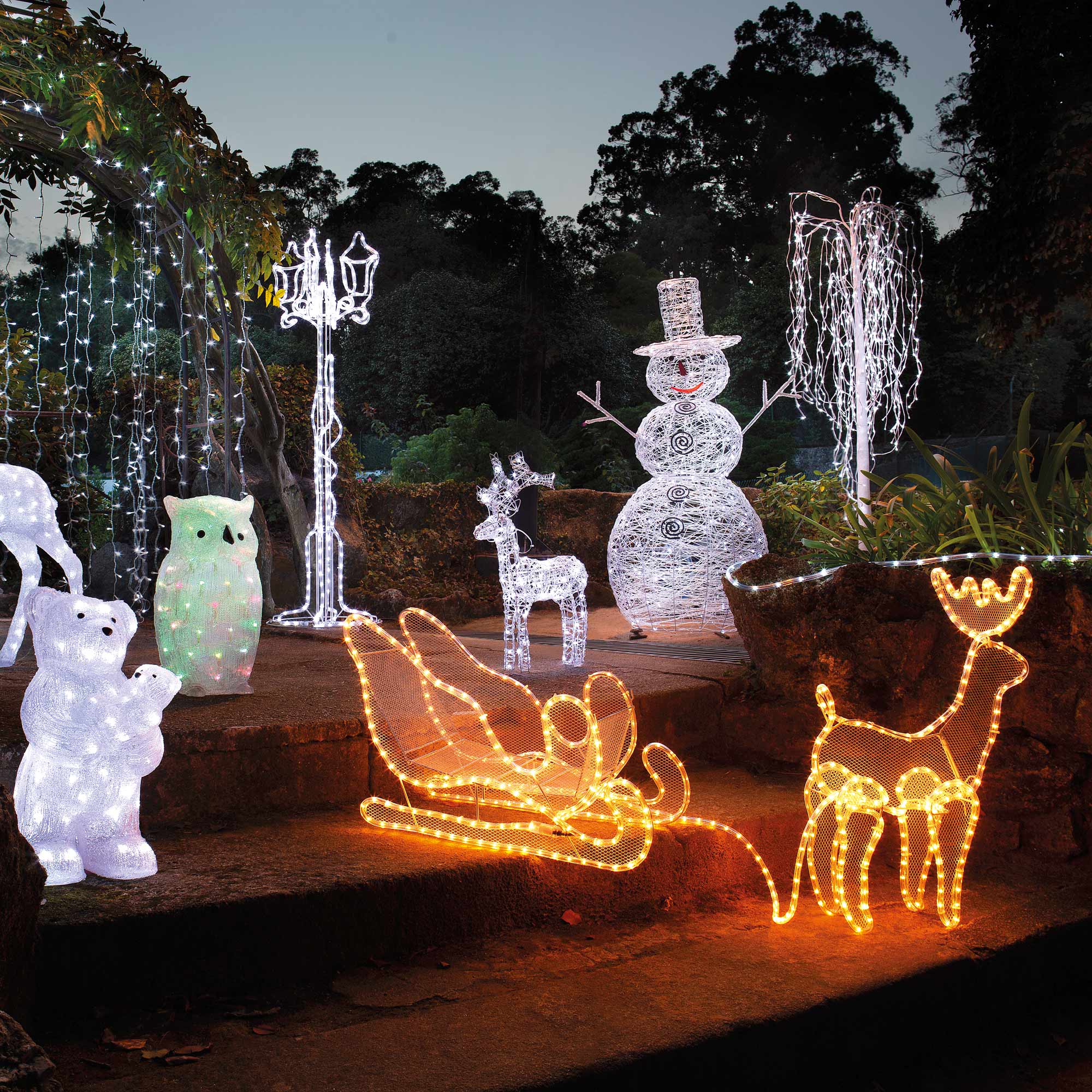 Ilumina&ccedil;&atilde;o rena com tren&oacute;