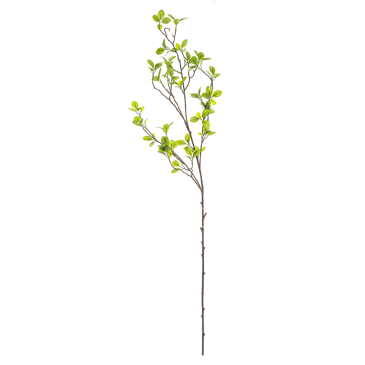Haste verde de folha pequena artificial 104cm