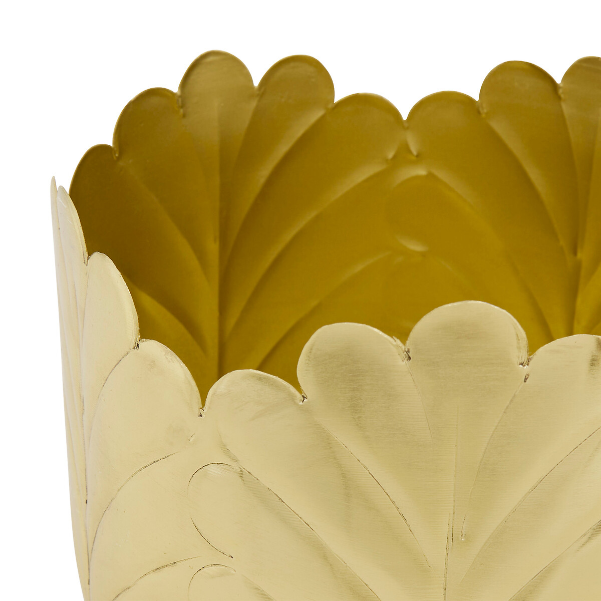 Vaso tamanho 1/2 BELLI dourada 14cm