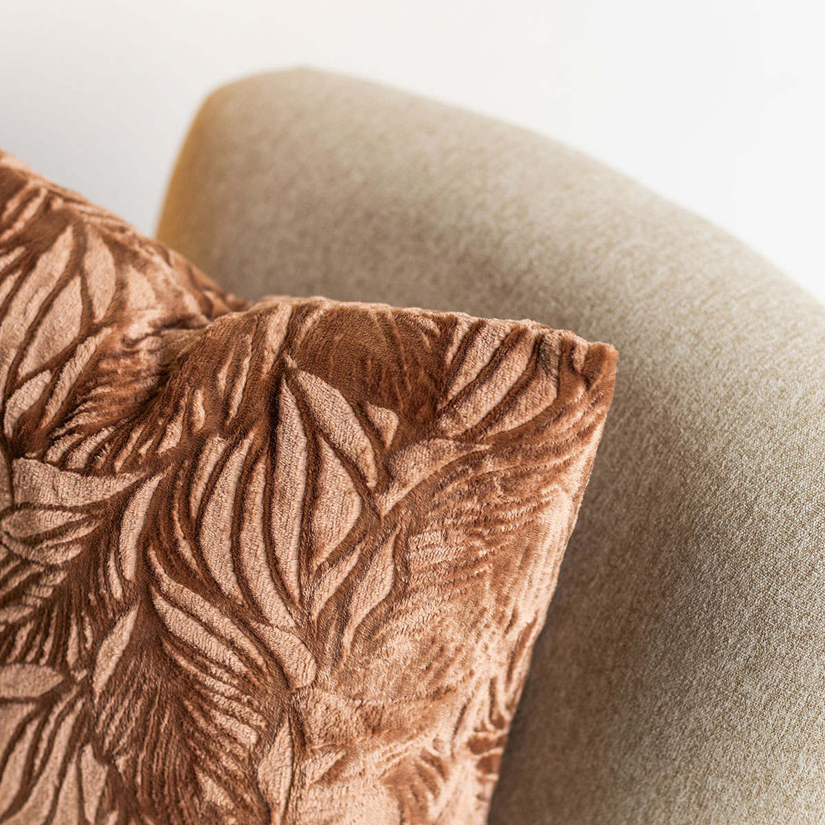 Almofada RYO terracota 40x40cm