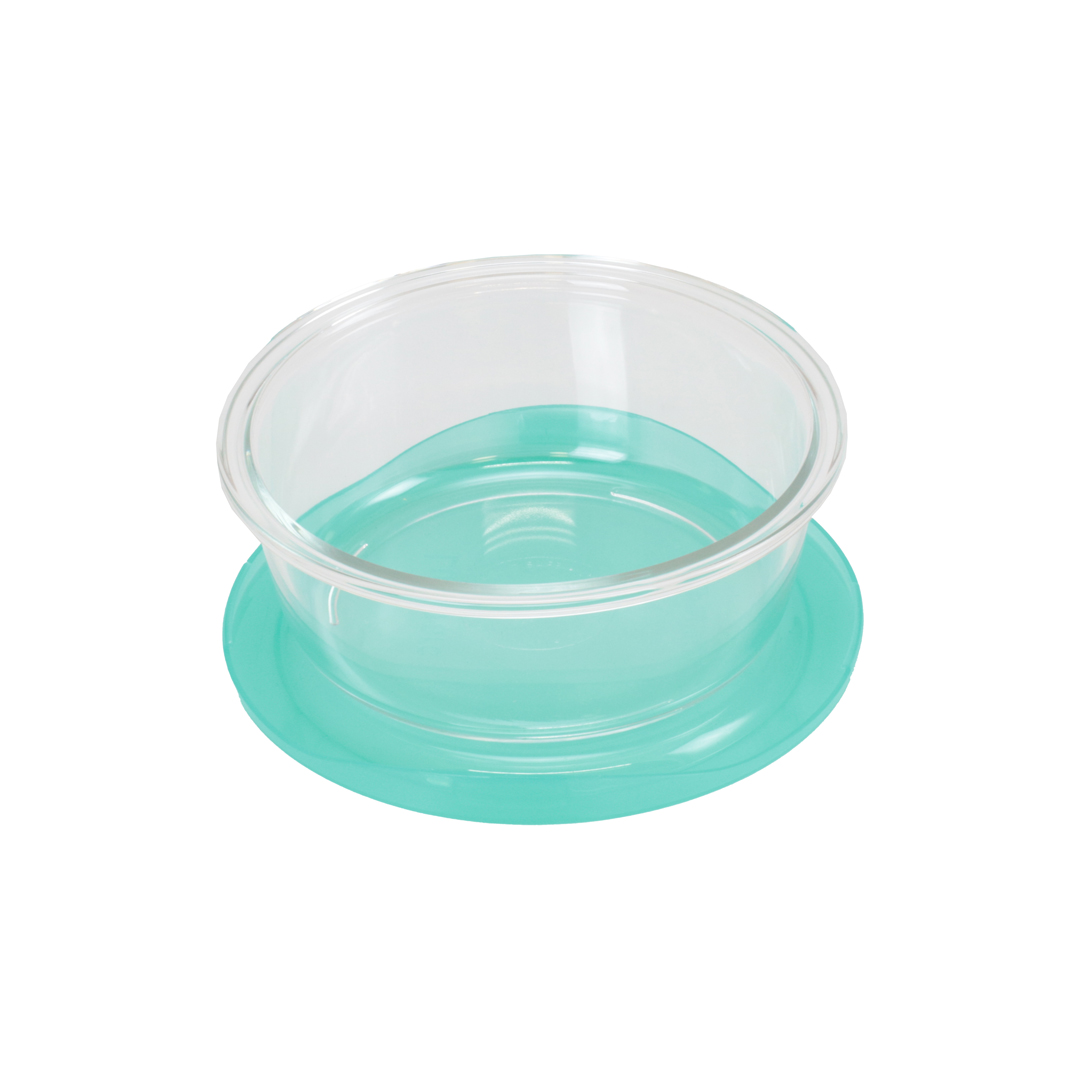 Caixa de vidro redonda com tampa 92cl