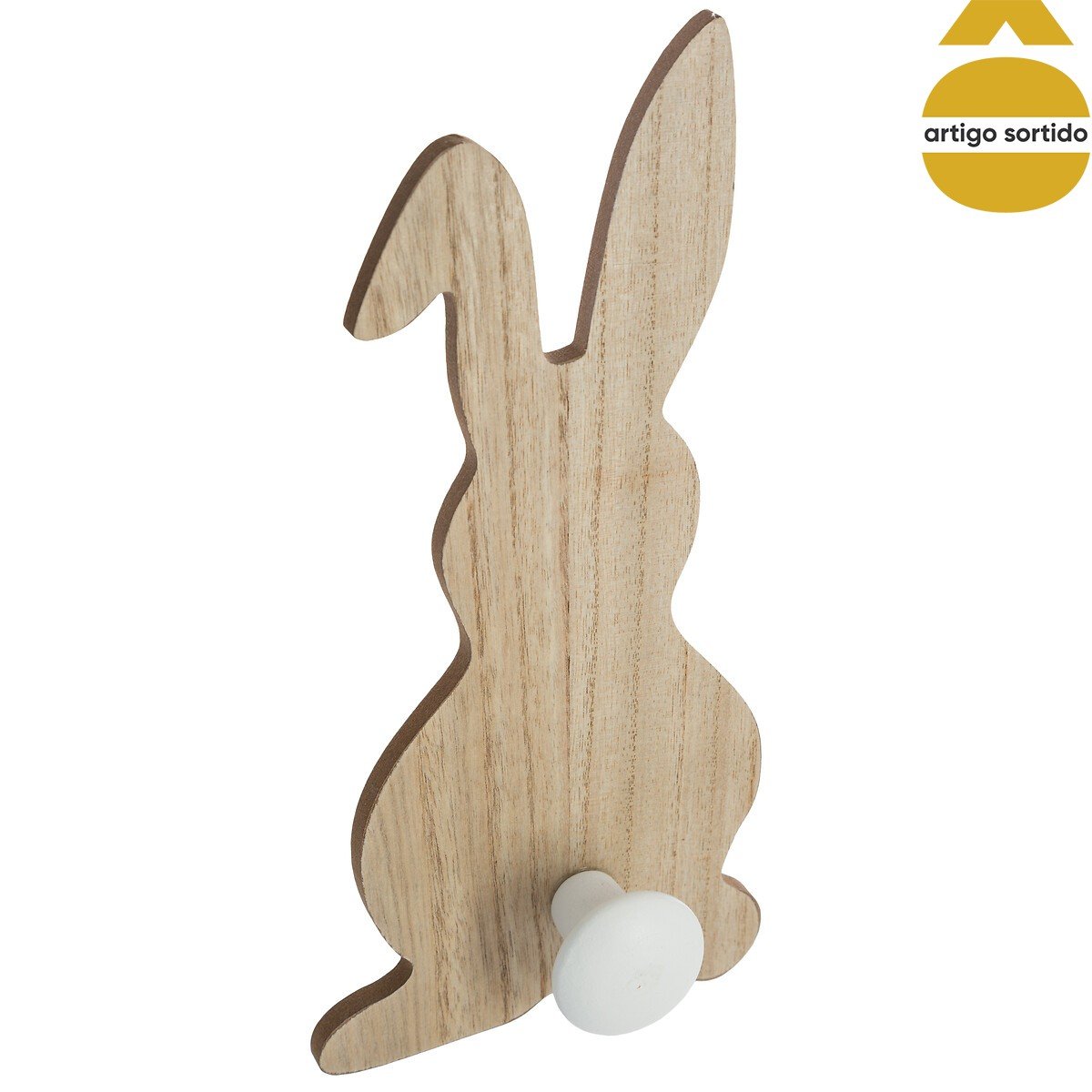 Cabide decorativo coelho em mdf