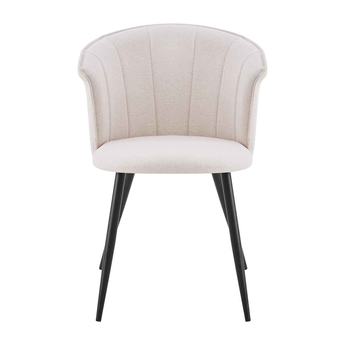 Cadeira LOLA bege em tecido