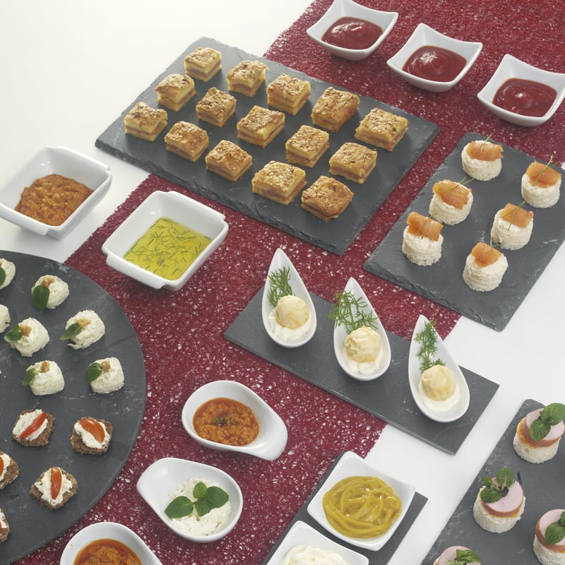 Tabuleiro retangular em ardósia 14x22cm,  Tabuleiro retangular em ardósia 14x22cm