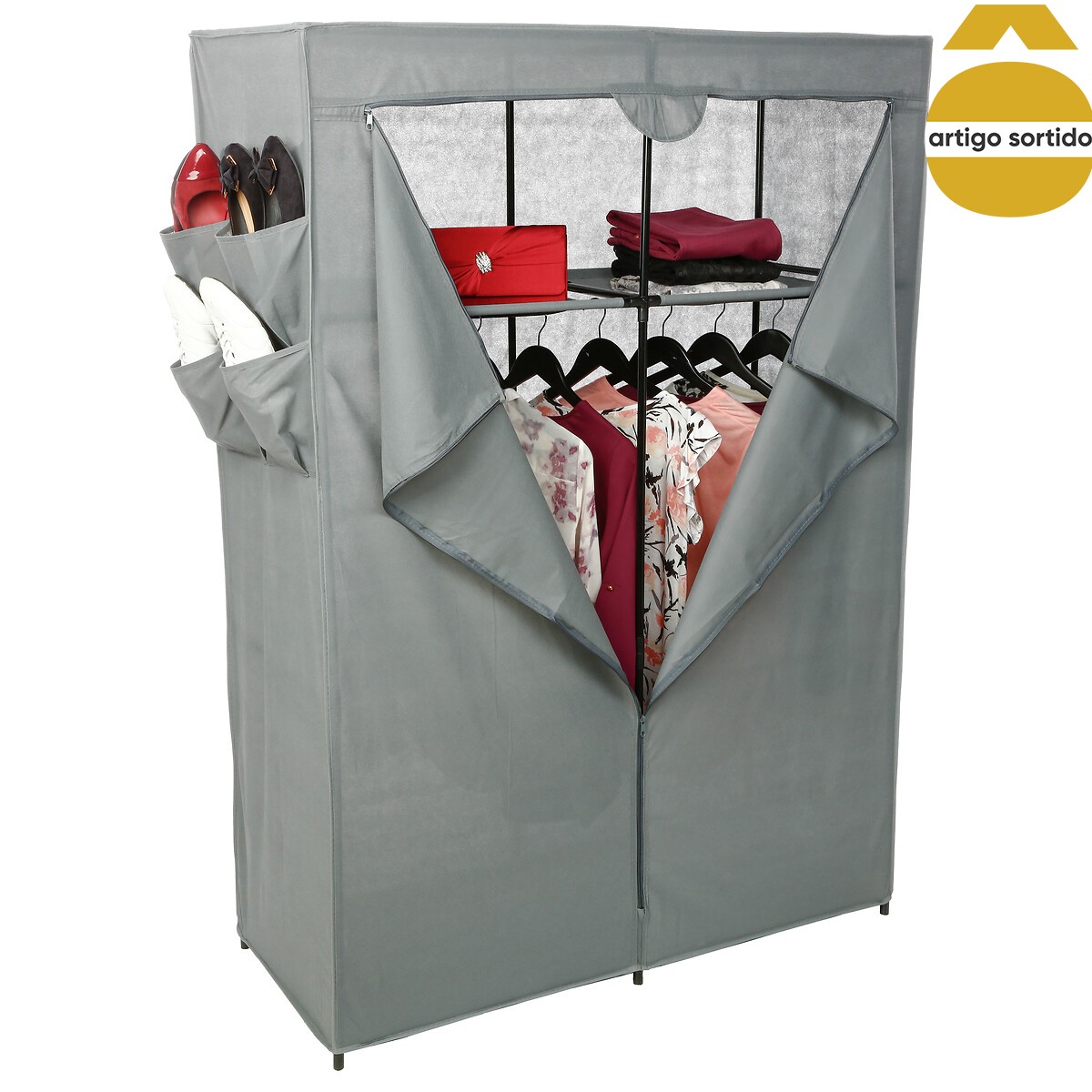 Armário de arrumação com 2 divisões