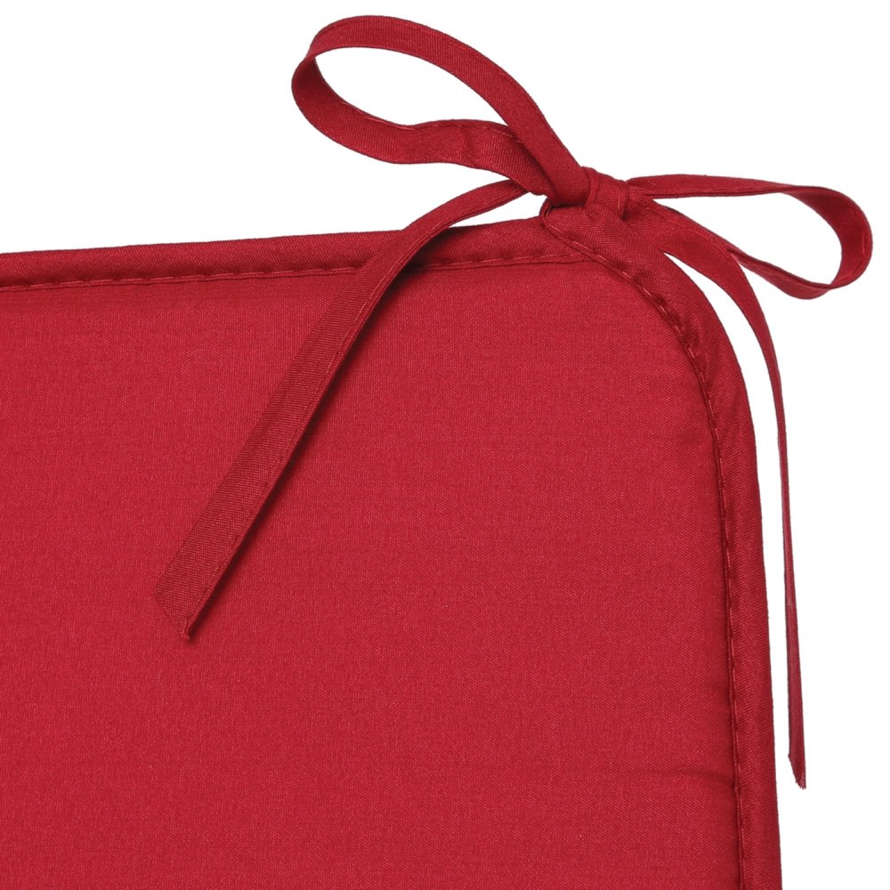 Coxim vermelho para cadeira