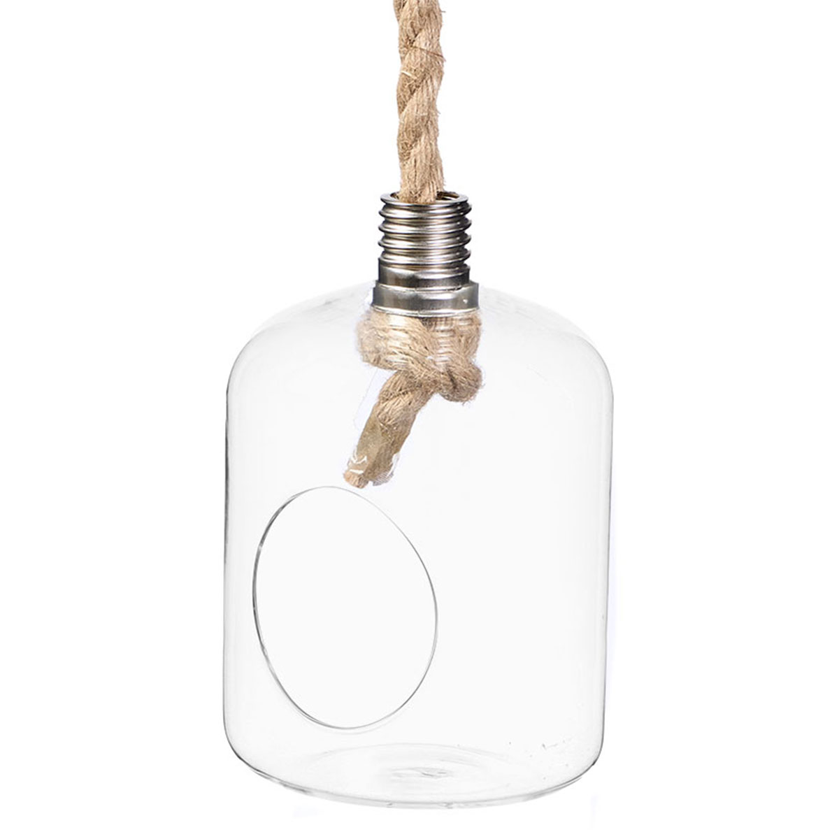 Jarra em vidro suspensa 22cm