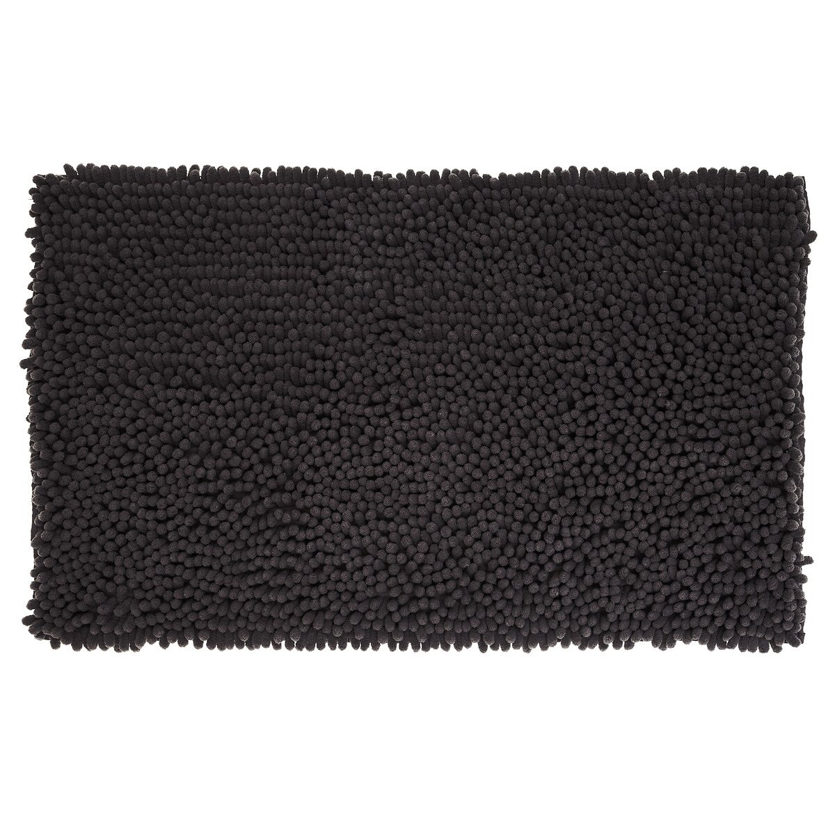 Tapete wc maxi CHENILE preto 50x80cm