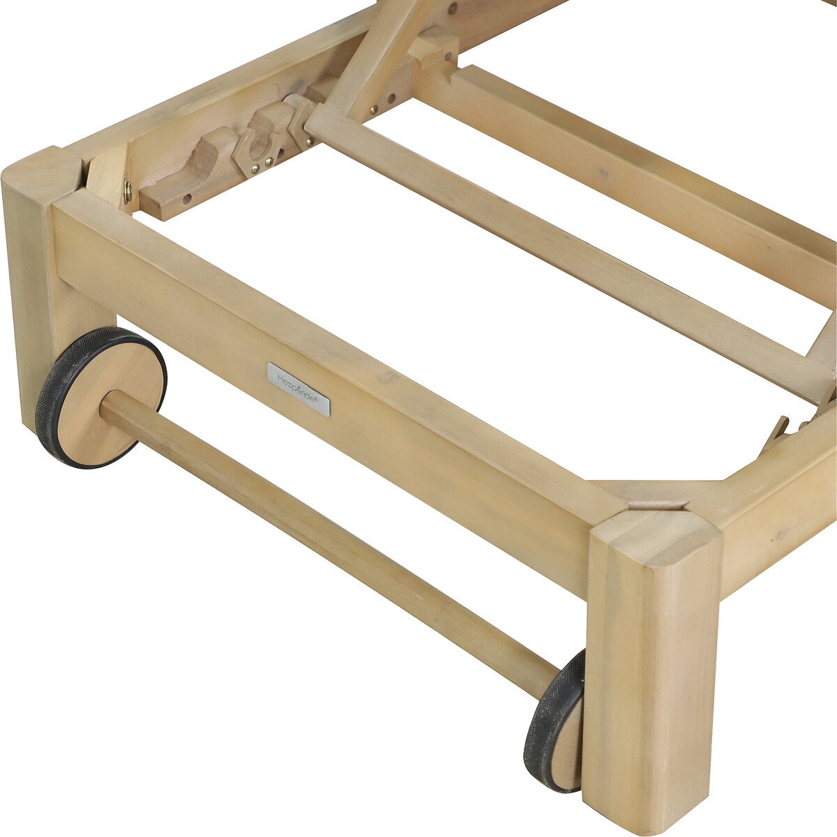 Espregui&ccedil;adeira PAPOUASIE taupe em madeira ac&aacute;cia