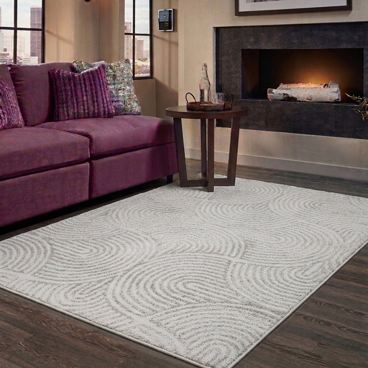 Tapete NEBRA cinza 80x150cm