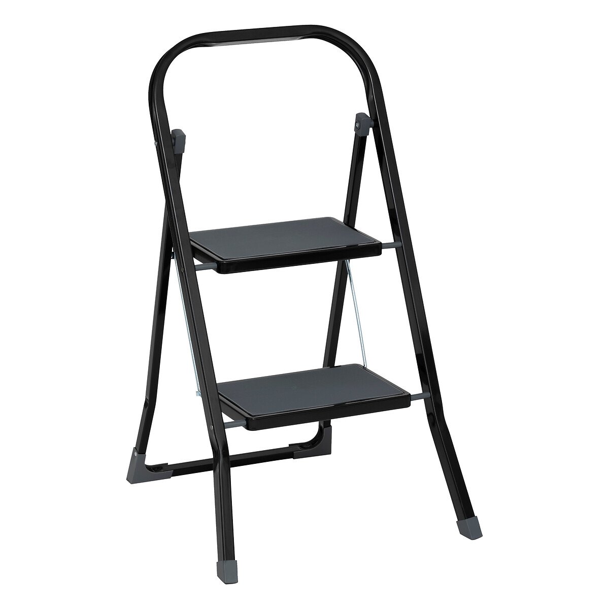 Escadote com 2 degraus em metal