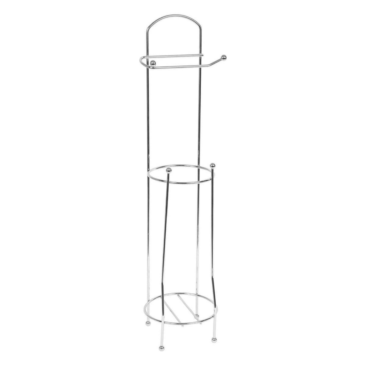 Suporte porta rolos wc cromado em metal |,  Suporte porta rolos wc cromado em metal |