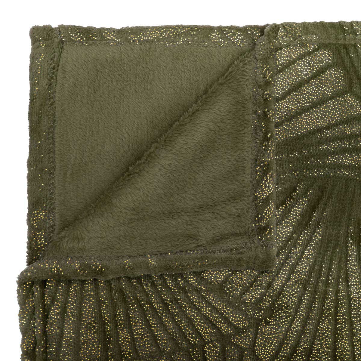 Manta dore verde caqui 125x150cm