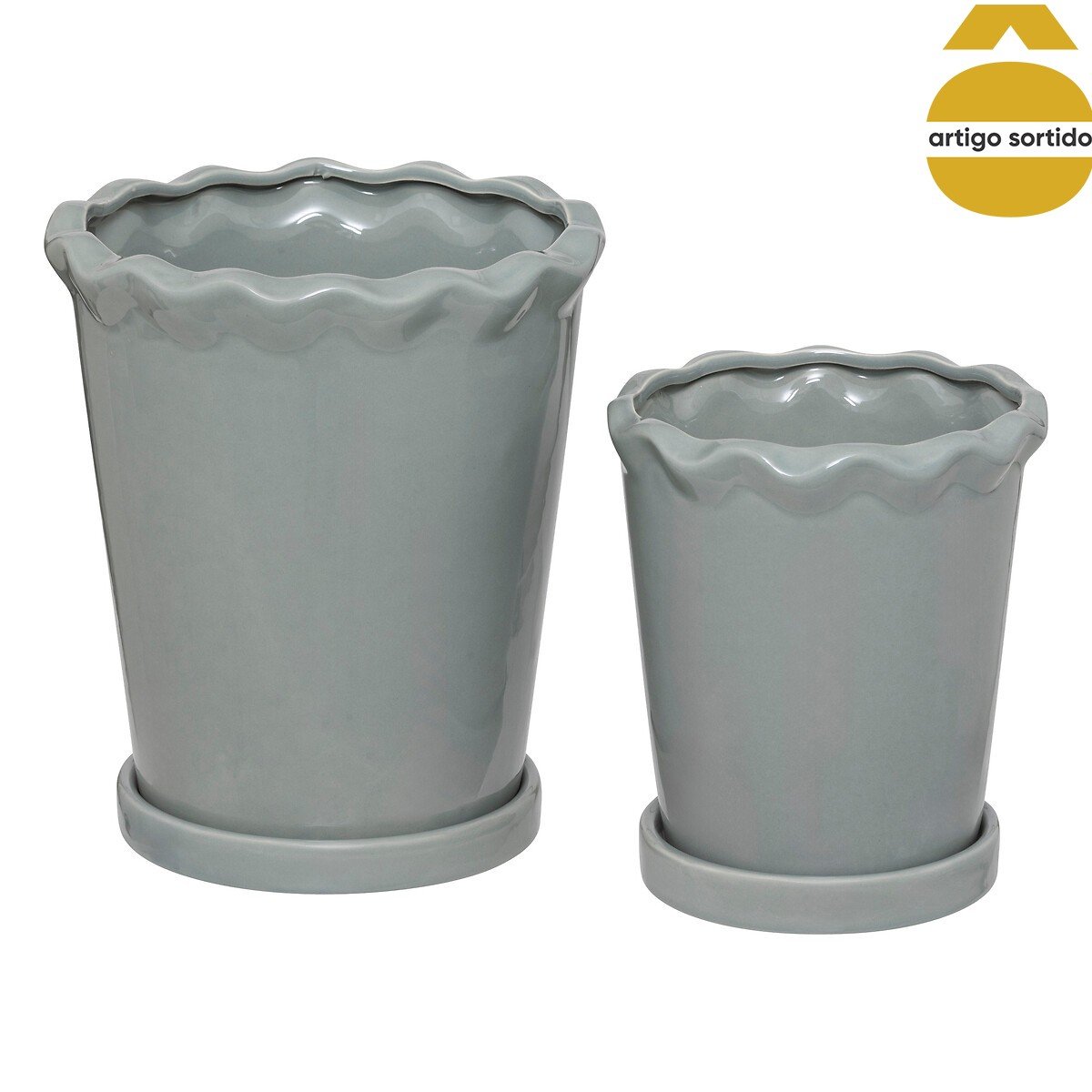 Conjunto de 2 vasos para flores WILD ROMANCE 21cm