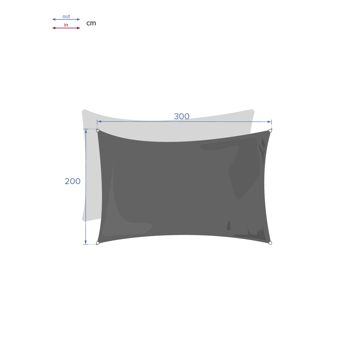 Toldo solar CURACAO taupe 2x3m