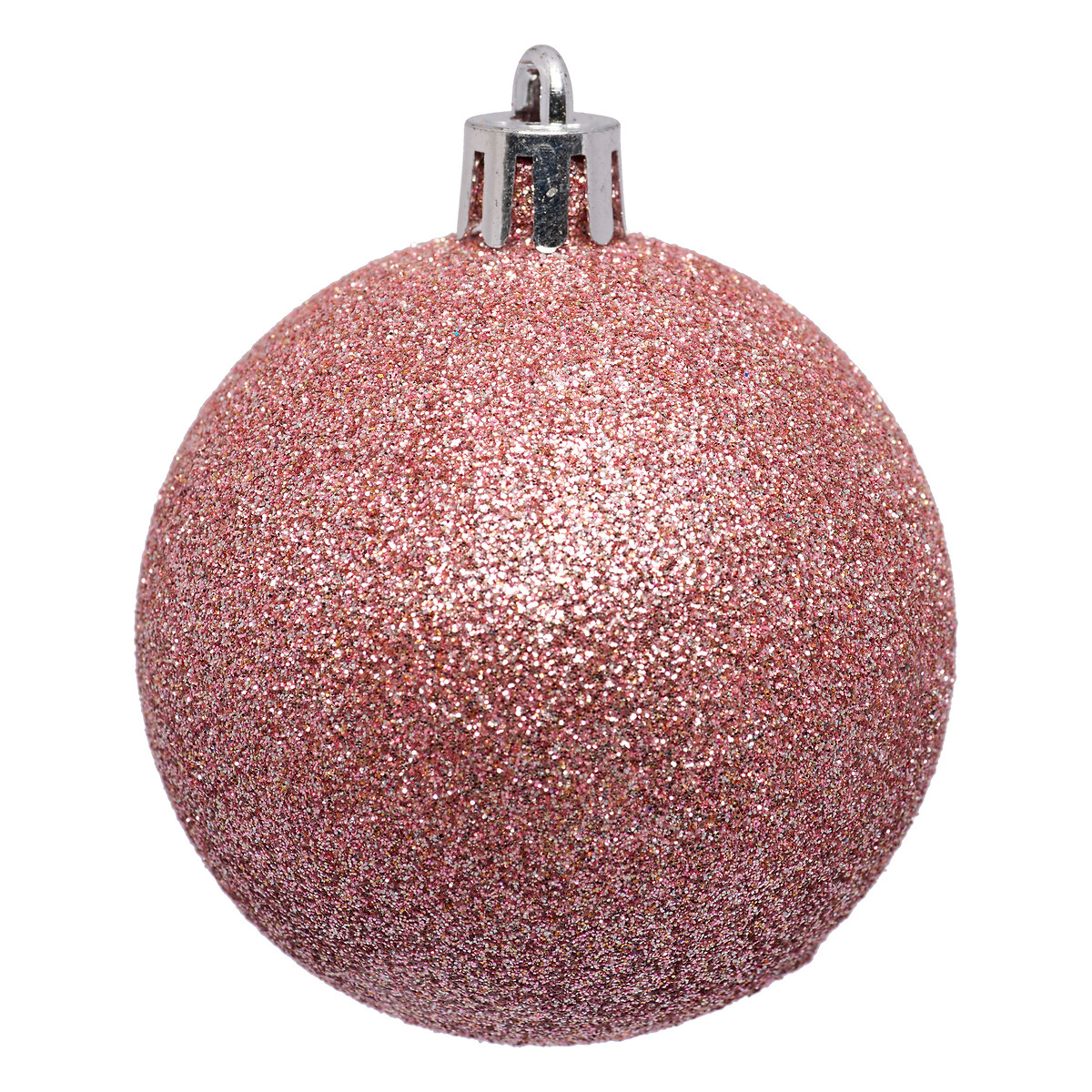 Conjunto 25 bolas de natal rosa 6cm