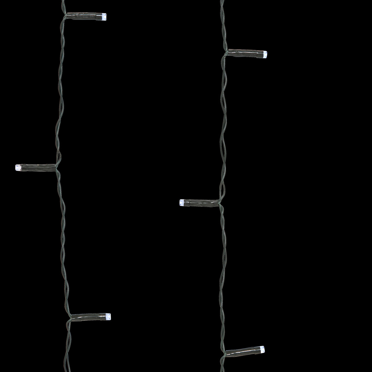 Cortina de natal 204LED branco frio 120cm