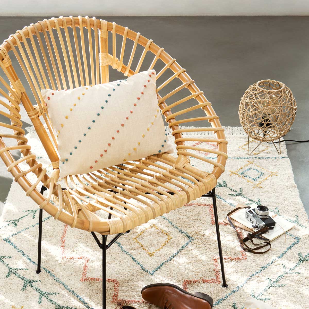 Tapete ETNIK em algodão 120x170cm