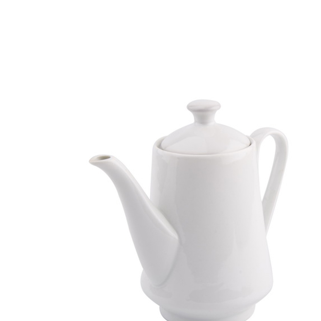 Bule GIZ branco em cer&acirc;mica 1l