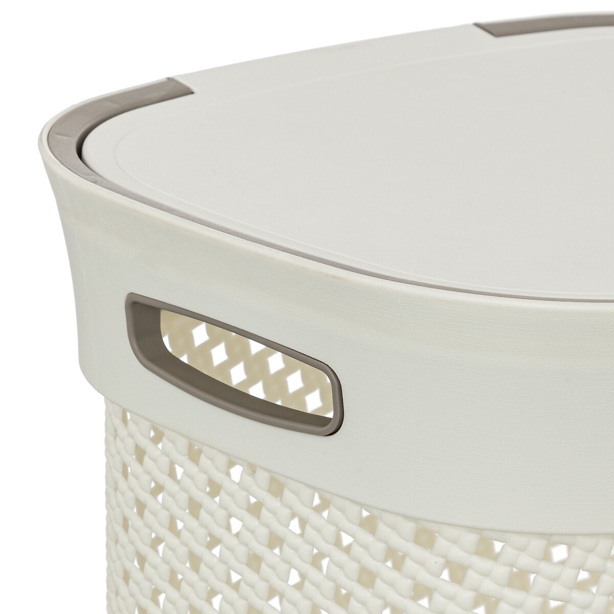 Cesto de roupa wc PURL bege 60l,  Cesto de roupa wc PURL bege 60l