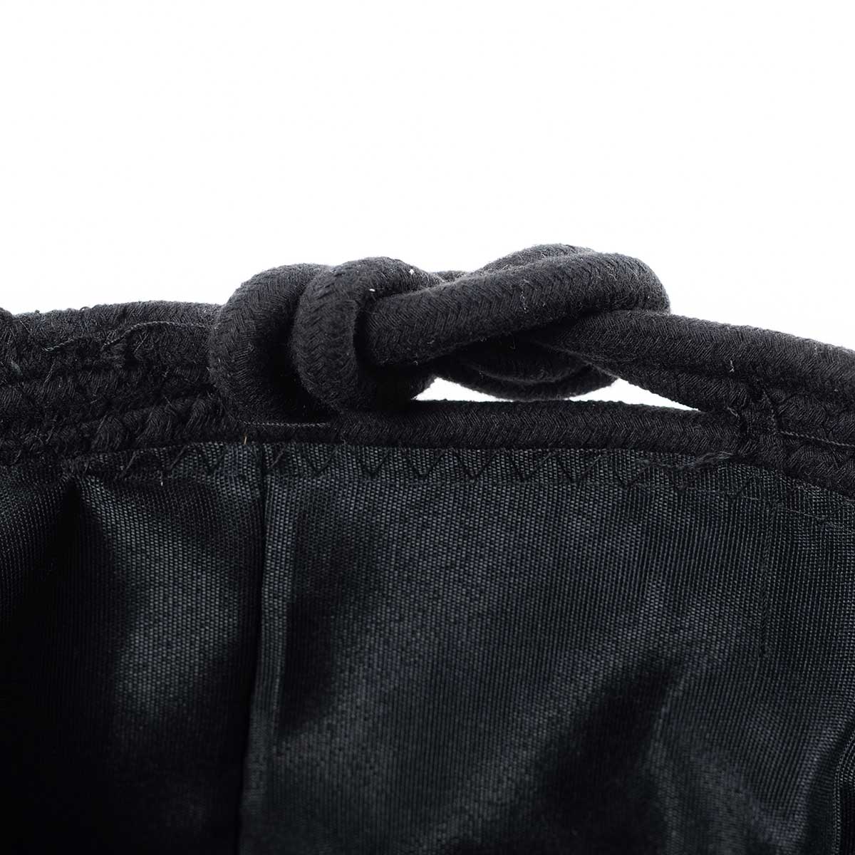 Cesto de roupa wc preto e natural 50cm
