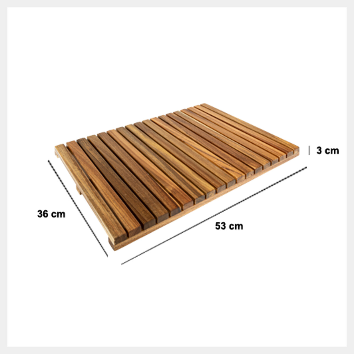 Estrado wc em madeira acácia