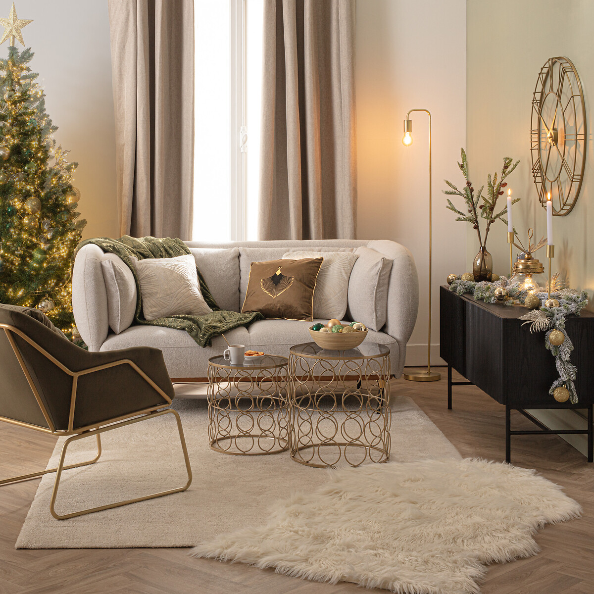 Sof&aacute; de 2 luagres ISEE cinza claro