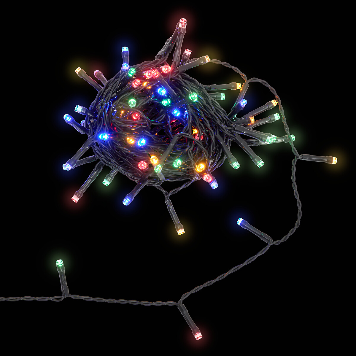 S&eacute;rie de luzes de Natal com 7,2 m