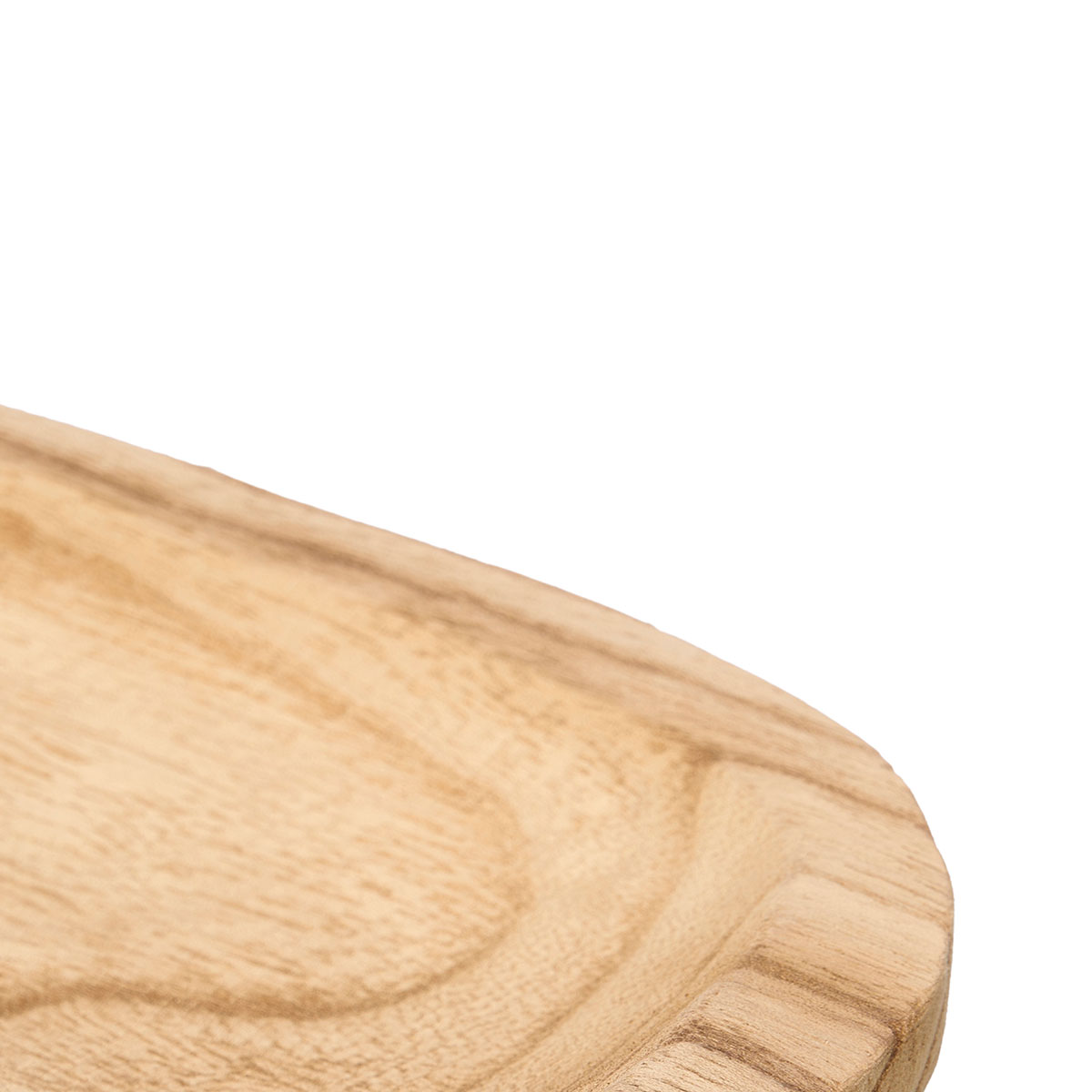 T&aacute;bua Bege De Madeira Queimada 40x24cm