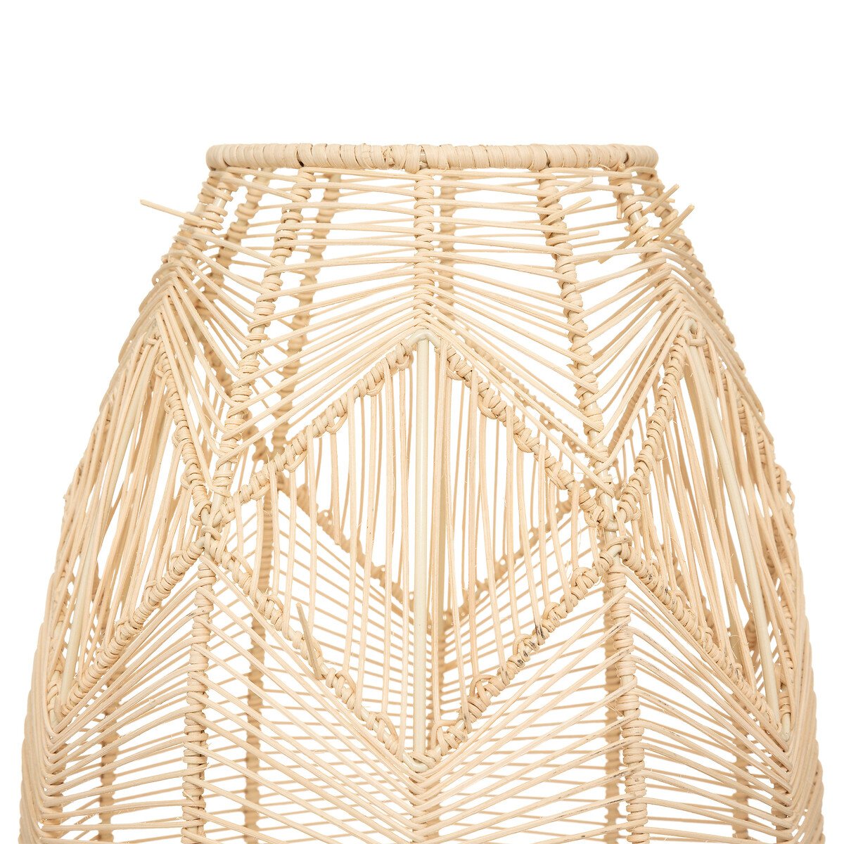 Candeeiro de mesa KITA bege em rattan 49cm