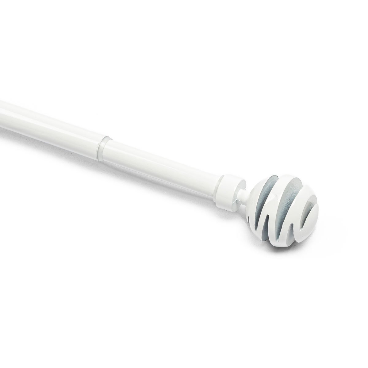 Kit varão extensível branco 210-380cm