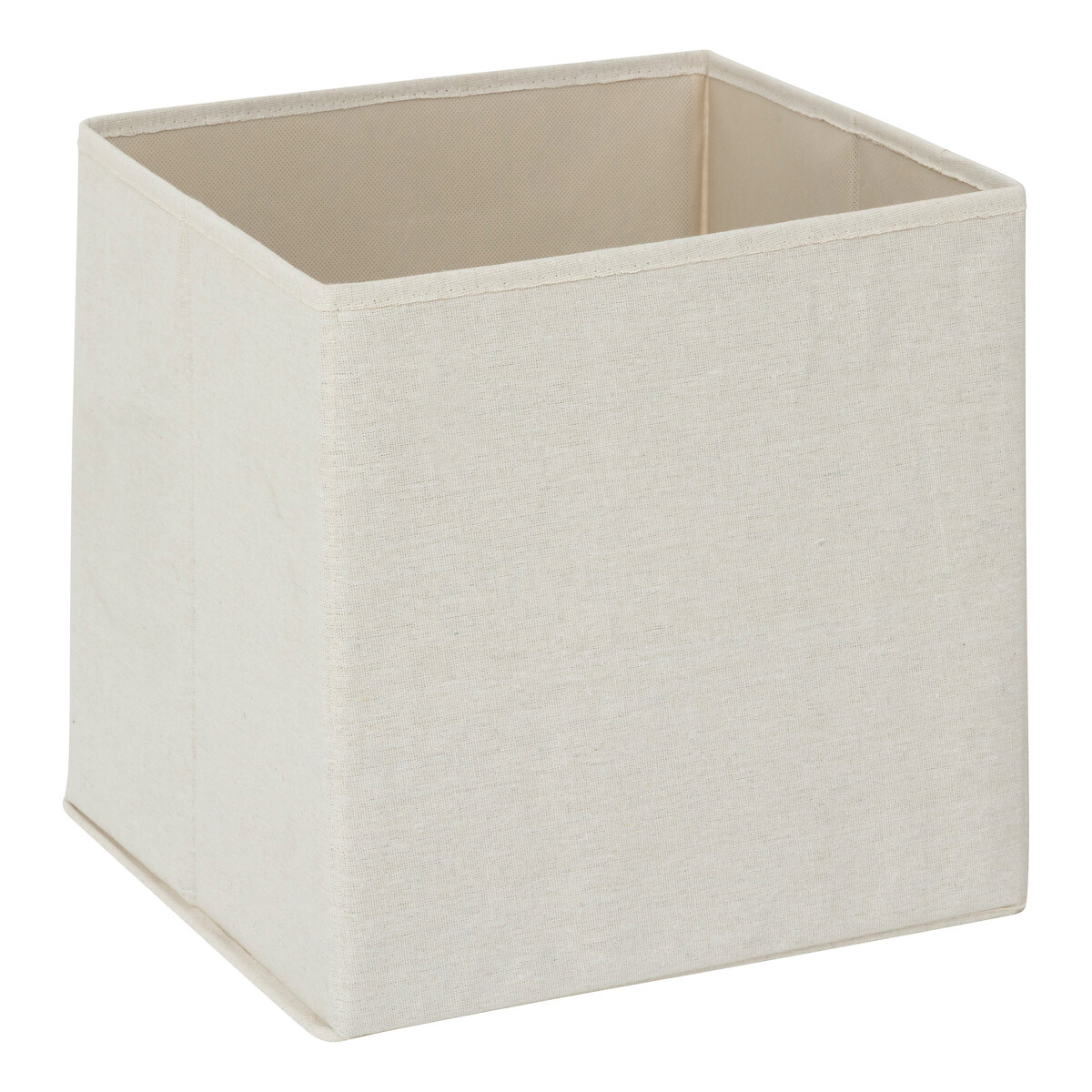 Caixa de arruma&ccedil;&atilde;o bege 31x31cm