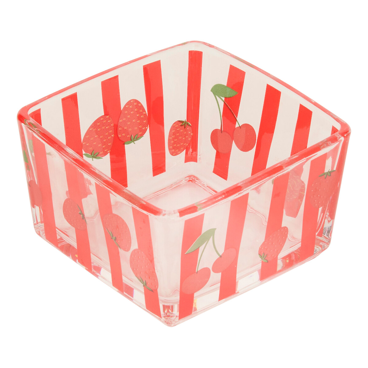 Conjunto de 3 ta&ccedil;as FRUITY com tabua em bambu