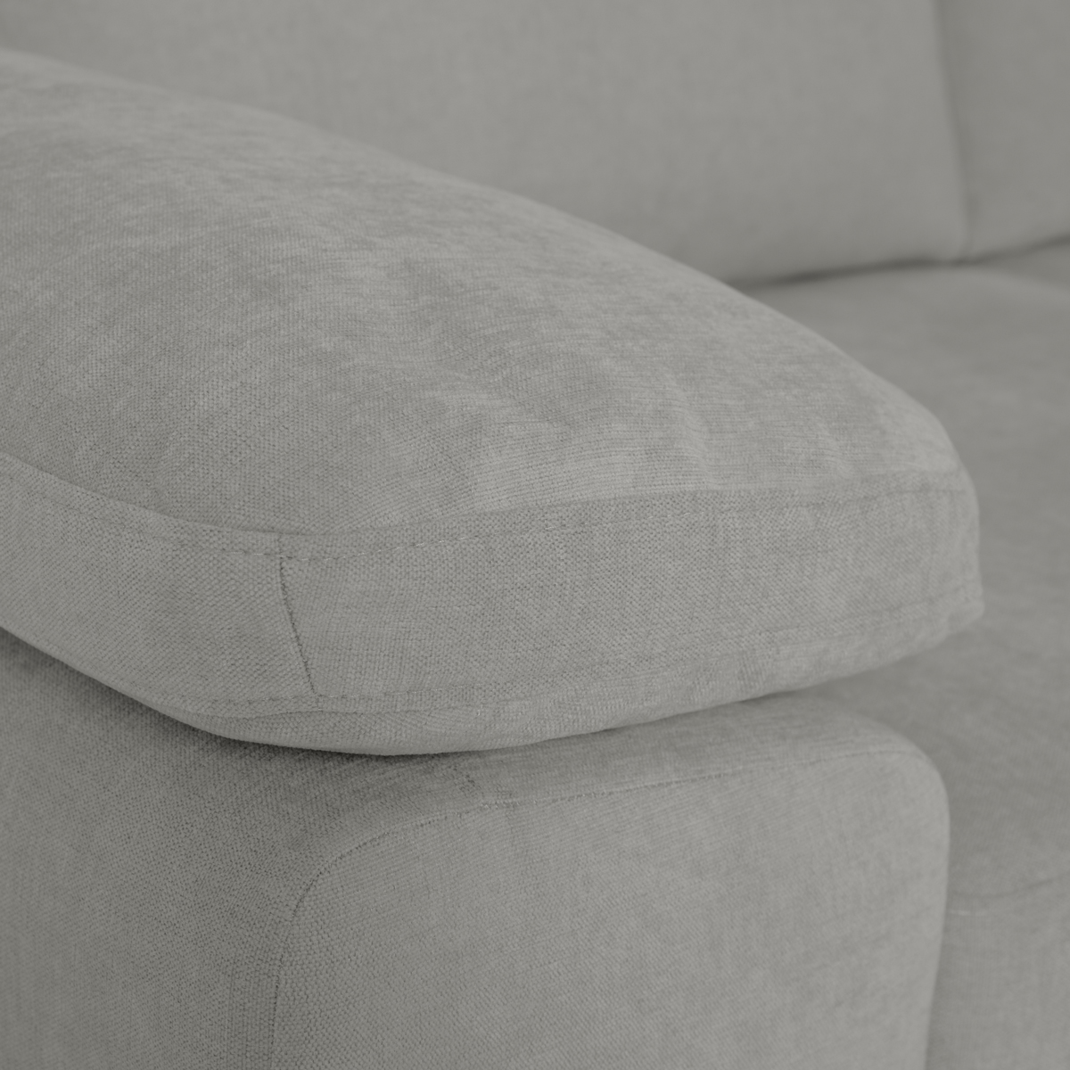 Sofá cama DRESDEN com cofre e chaise longue bege