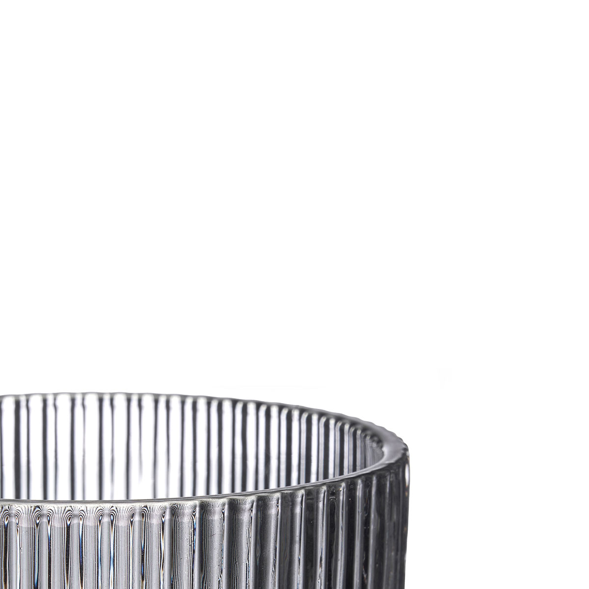 Copo de água RISCAS cinza em vidro 43cl