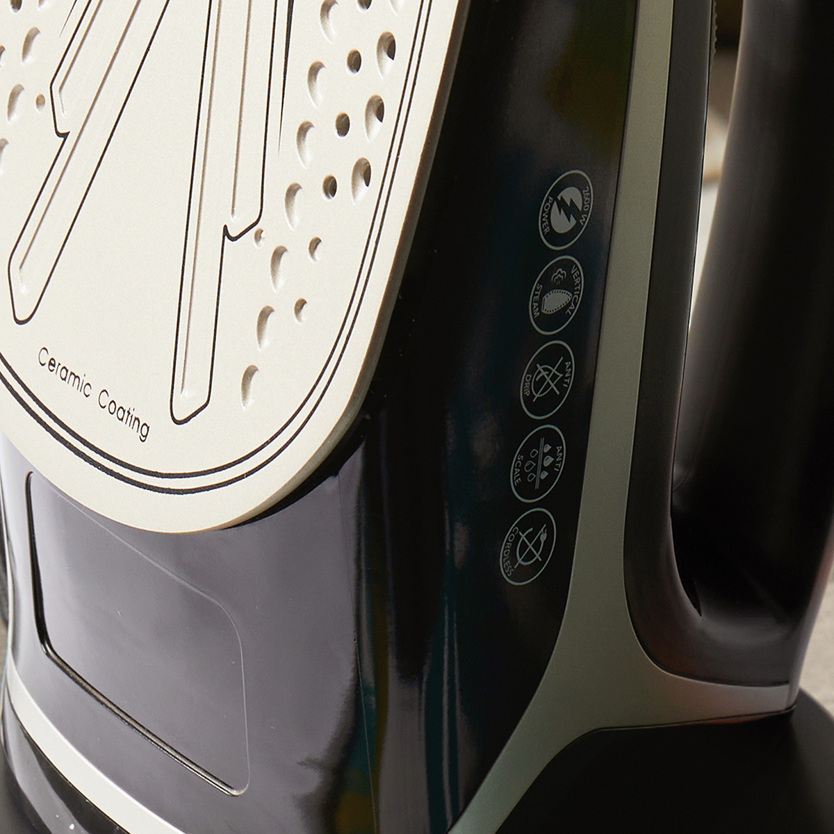 Ferro a vapor sem fio 2 em 1 com carregador