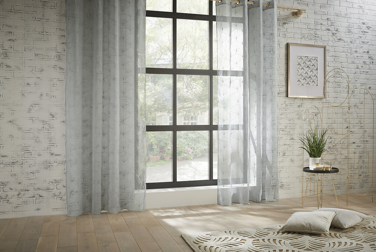 Cortina MIA cinza 140x240cm