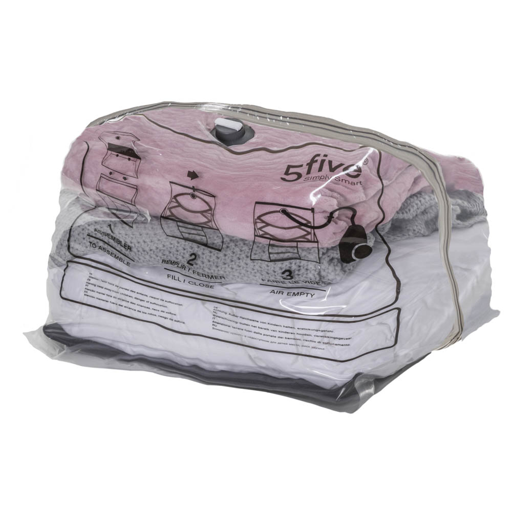 Saco de arruma&ccedil;&atilde;o em v&aacute;cuo tamanho s