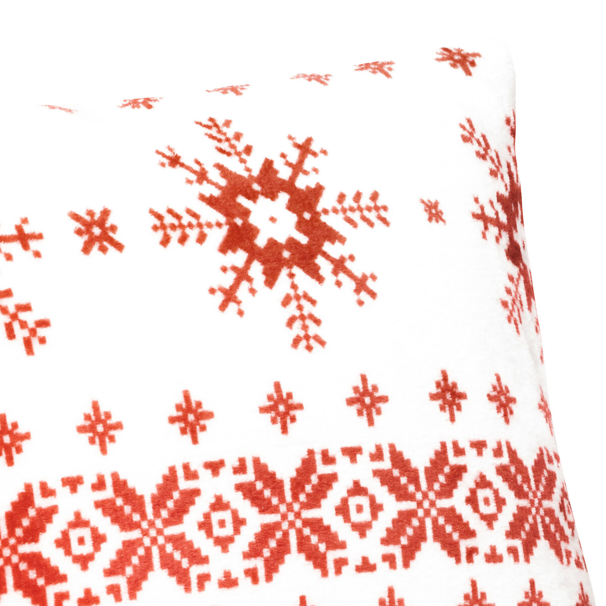 Almofada decorativa natal scandi vermelha 40x40cm