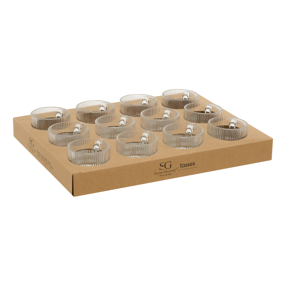 Ch&aacute;vena de caf&eacute; LORENE em vidro 10cl