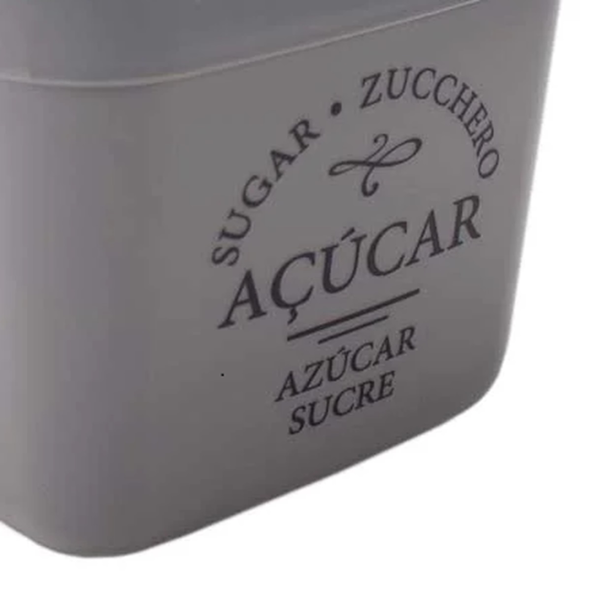 Açucareiro cinza com tampa BE CLASSIC