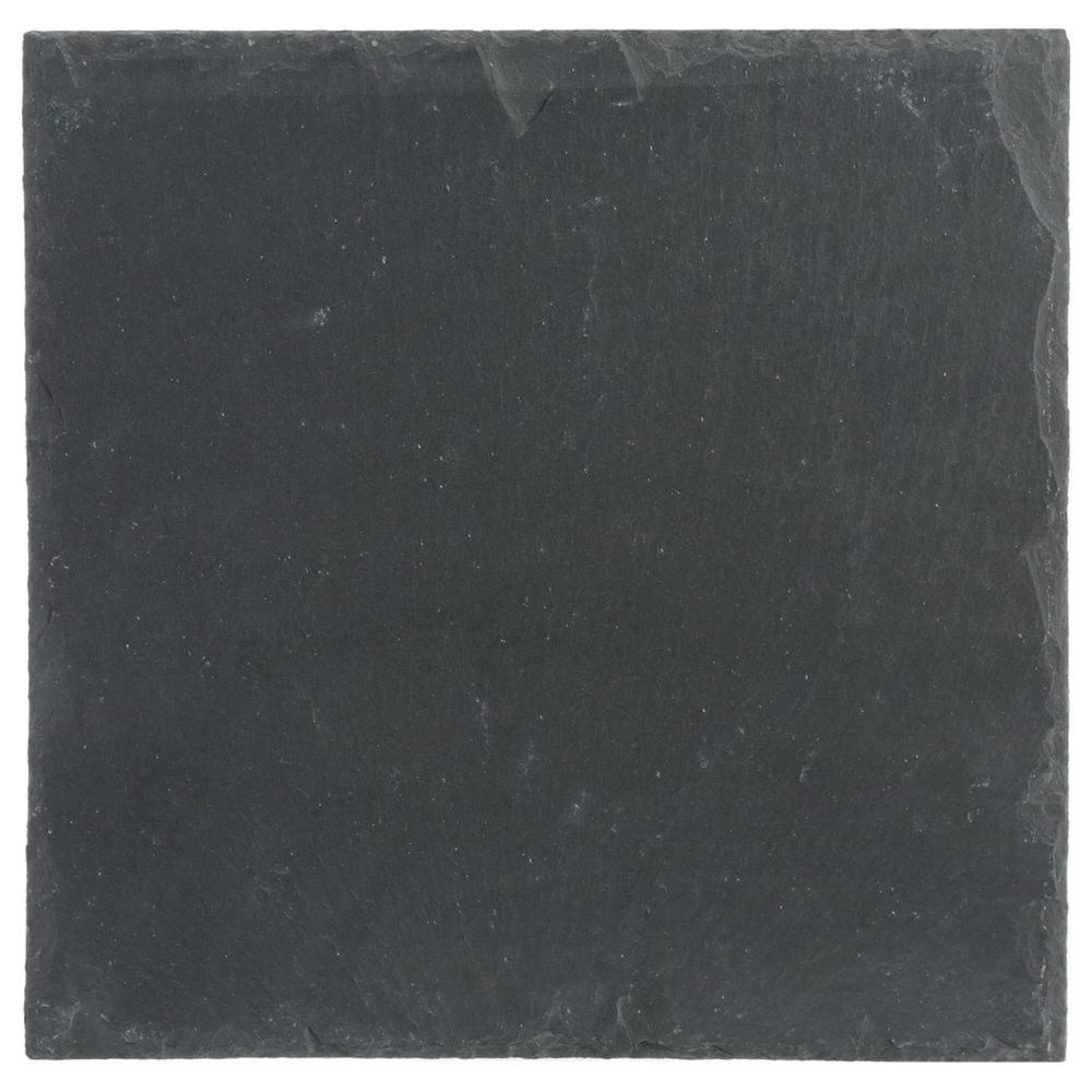 Tabuleiro quadrado em ardósia 25x25cm