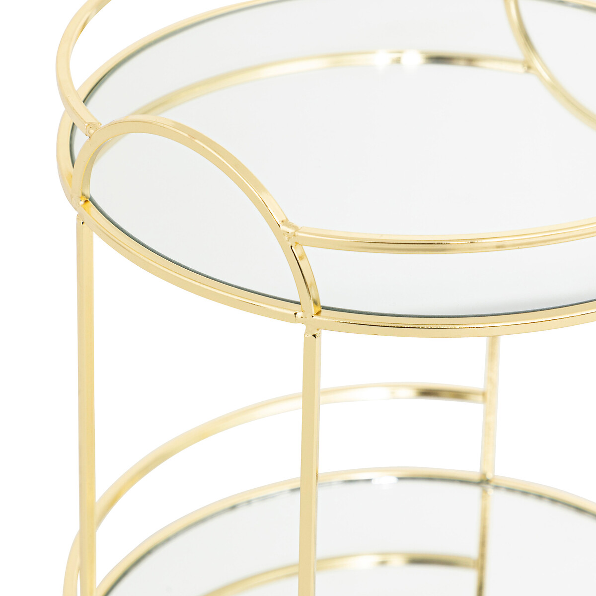 Estante com 2 n&iacute;ves em espelho FEEL