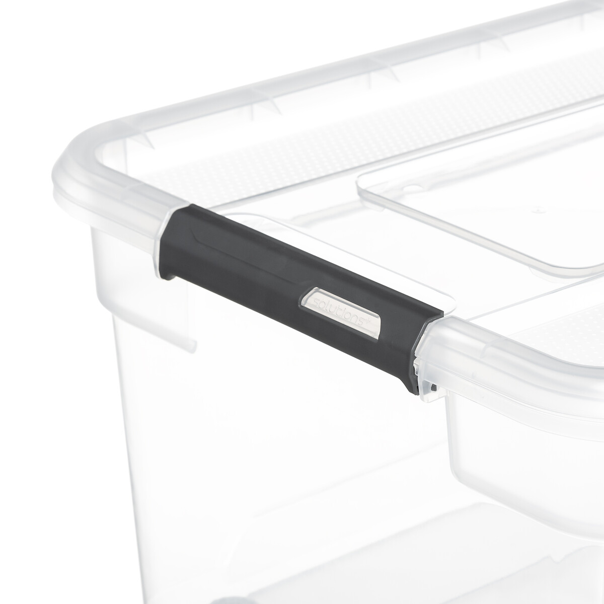 Caixa de arrumação SOLUTIONS transparente 40l