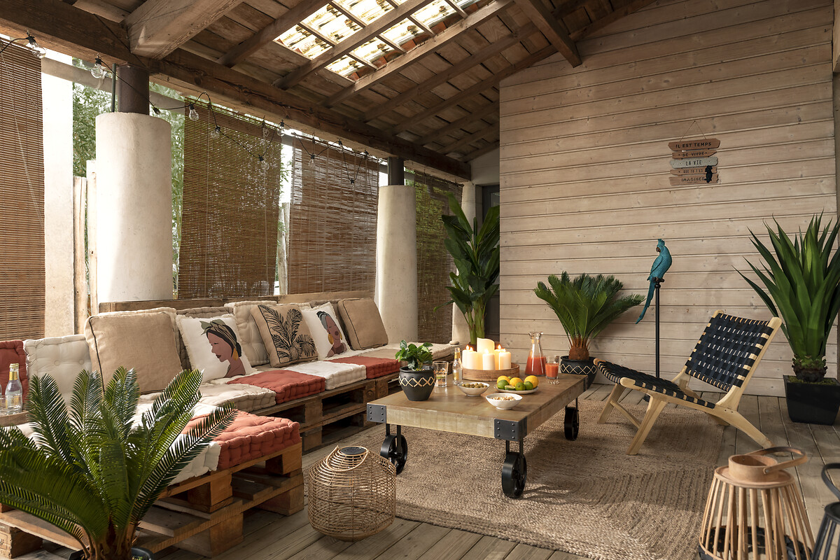 Palmeira ananas artificial com vaso