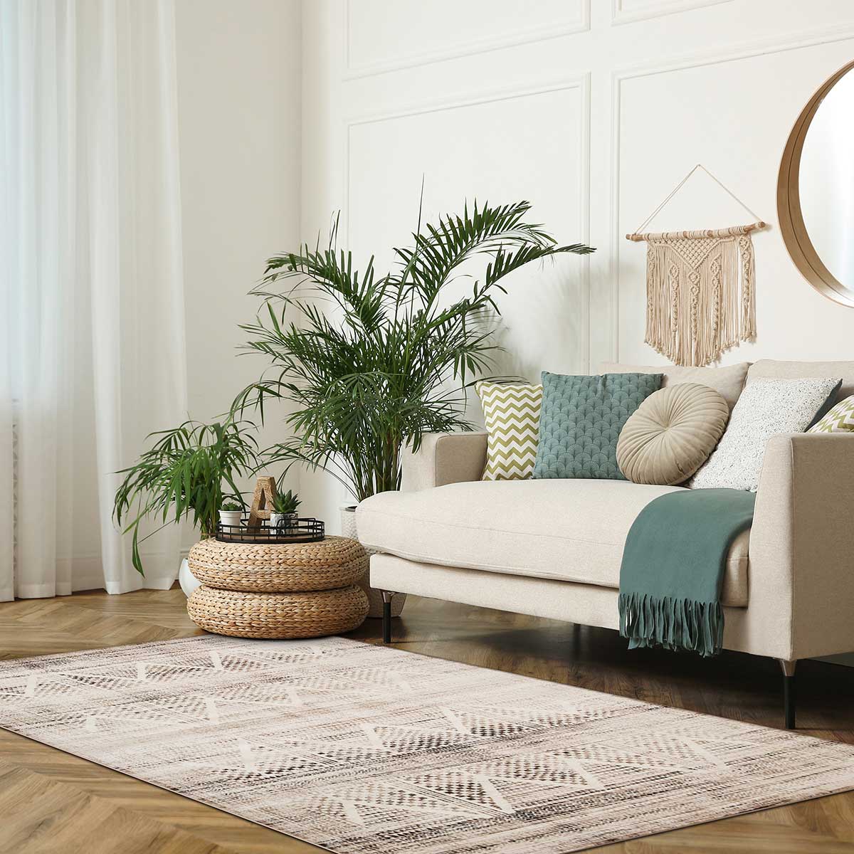 Tapete TUNE peaks  multicolor 200x285cm