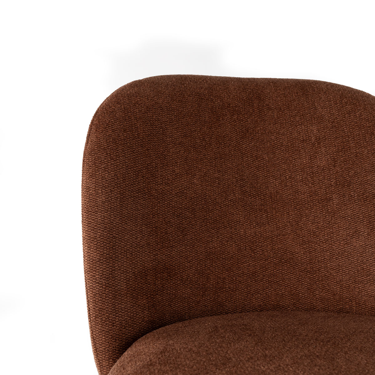 Cadeira MONTEVIL tecido castanho