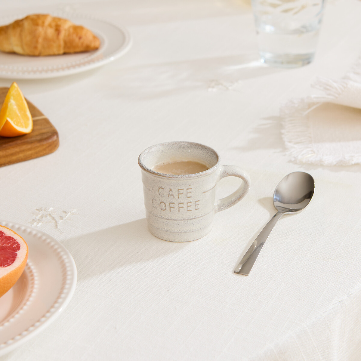 Ch&aacute;vena de caf&eacute; CAFE branca 8cl