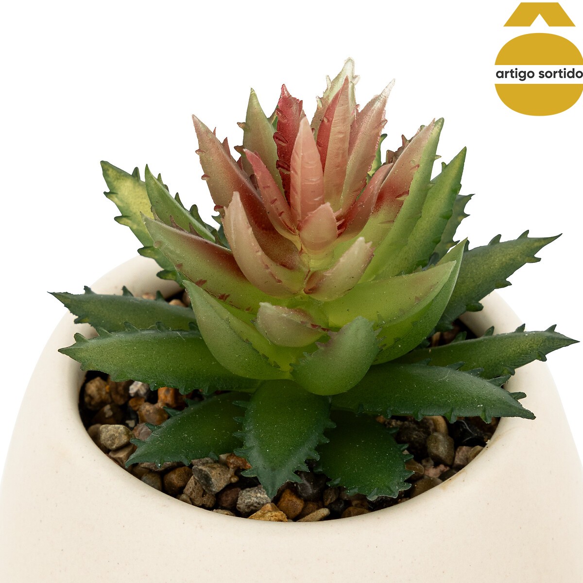 Vasinho com planta artificial livy,  Vasinho com planta artificial livy